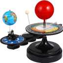 Solar System Planetarium Model Moon Earth Sun Orbital Model Scientific Educational Astronomy Teaching Tool for Toddlers Kids Children