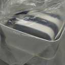 2 Pack 2.7 Gal Bathroom Can with Lid, Automatic Can Small Smart Garbage Can Touchless, Slim Motion Sensor Waterproof Plastic Bins for Bedroom Office Kitchen Toilet (White)