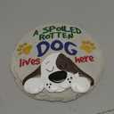 Spoontiques - Garden Dcor - Spoiled Rotten Dog Stepping Stone - Decorative Stone for Garden