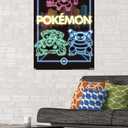 Trends International Pokémon - Neon Group Wall Poster, 22.375" x 34", Premium Unframed Version, 34"L x 22.4"W