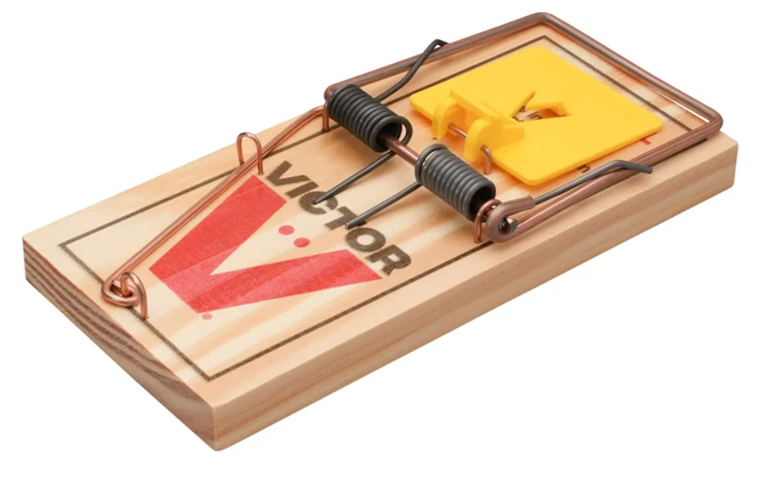 Protect HOME Rat Trap Classic, Classic Wooden Trap for Effective and Non-Toxic Rat Control, 1 Piece