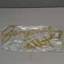 Hello Gorgeous Metal Wall Art Decor Gold Modern Hello Gorgeous Signs Farmhouse Metal Wall Art Hanging Decoration for Bathroom Living Room Bedroom Office Hotel Home Wall Decoration (Gold)