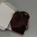 Matriarchs Hair Toppers For Women Real Human Hair,12inch Wispy Clip In Bangs Toppers Hair Pieces For Women With Thinning Crown, 3603D Cover Realistic Scalp Line Hairpieces (Chestnut Brown)