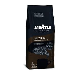 Lavazza Sinfonico Whole Bean Coffee Blend, Dark Roast, Dark Roast, 12 Ounce