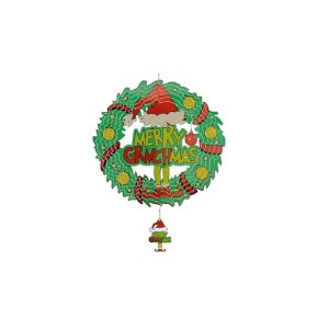 N&T NIETING 12inch Wind Spinner 3D Stainless Steel Christmas Decoration Garden Decoration Indoor Outdoor Hanging Ornament Worth Gift Christmas Tree Metal Wind Spinners