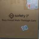 Regalo Safety 29-38.5" Baby Gate for Doorways & Bottom of Stairs, Pressure Mounted Baby Gate with Door for Babies, Toddlers & Pets, Tested & Safe for 30 Years, American Designed, American Owned, White