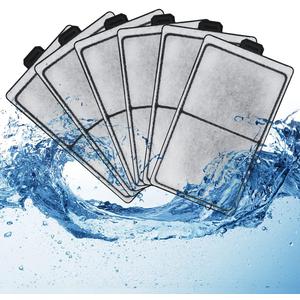 HiTauing 6 Packs PF-S Filter Cartridge for PF10 Power Filters, Only Fit to Model PF10 Power Filters