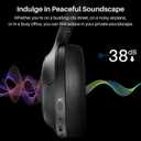 TOZO Hybrid Active Noise Cancelling Headphones, Wireless Over Ear Bluetooth Headset, 60H Playtime, Hi-Res Audio Custom EQ via App Deep Bass Comfort Fit Ear Cups, for Home Office Travel