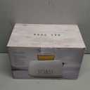 Rae Dunn Retro Rounded Bread Toaster, 2 Slice Stainless Steel Toaster with Removable Crumb Tray, Wide Slot with 6 Browning Levels, Bagel, Defrost and Cancel Options, Cream