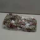 6 Pieces 8" Mini Christmas Wreaths - Small for Kitchen Cabinet/Window/Front Door, Artificial Red Berries & Pinecones, Christmas Candle Rings, Table/Farmhouse Decoration (No Ribbon)