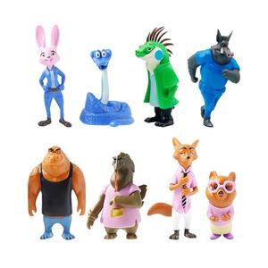 Zootopia 2 Figures Toy (8-Pack) - 4 Inch Collectible Toy Games Set, Official Movie Miniature Figurines for Kids & Fans.Party Favors, Birthday Gifts