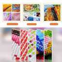 Acelii 5D Diamond Art Kits for Adults,Christmas Couple Special Shape Diamond Painting Kits for Beginners, Winter Hot Springs DIY Crystal Diamond Dots Gem Art Craft for Home Decor 11.8x11.8 Inch