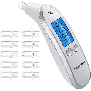Portable Ketosis Meter  Digital Ketone Breath Tester Professional, Ketosis Breath Analyzer with 10 Mouthpieces | Monitors Acetone & Ketones in Breath