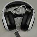 Ozeino 2.4GHz Wireless Gaming Headset for PC, Ps5, Ps4 - Lossless Audio USB & Type-C Ultra Stable Gaming Headphones with Flip Microphone, 40-Hr Battery Gamer Headset for Switch, Laptop, Mobile, Mac (Black and White)