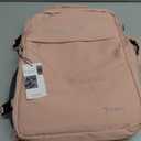 Taygeer Travel Backpack for Women, Carry On Backpack with USB Charging Port & Shoe Pouch, TSA 15.6inch Laptop Mochila Flight Approved, Nurse Bag Casual Daypack for Weekender Business Hiking, Pink, Large