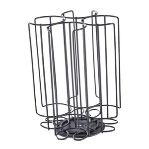 Vertical Coffee Capsule Holder Coffee Capsule Shelf Round Base Slim and Smooth Design for Tea Room