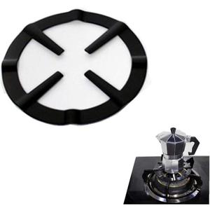 Universal Gas Stove Burner Heat Reducer Ring, Metal Stovetop Flame Diffuser, iron Guard Simmer, Protects pans Cookware Accessories, Cooker Plate, turkish coffee pot base holder 5.2 inches (1 pack)