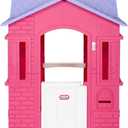 Little Tikes Cape Cottage Pretend Princess Playhousefor Kids, Indoor Outdoor, with Working Doors and Windows, for Toddlers Ages 2+ Years,Pink,Large
