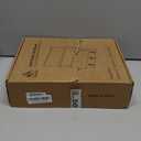 Mail and Key Holder - Decorative 8.86" x 11.42" Wall Key Hanger with 2 Mail Organizer Slots and 3 Hooks - Real Paulownia Wood with Keyhole Brackets, Hardware and Instructions (White)