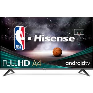 Hisense A4 Series 32-Inch FHD 1080p Smart Android TV with DTS Virtual X, Game & Sports Modes, Chromecast Built-in, Alexa Compatibility (32A4FH, 2022 Model),Black