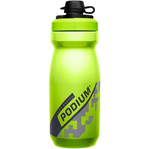 CamelBak Podium Dirt Series Mountain Bike Mud Cap Squeeze Water Bottle Lime, 21oz