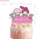 25Pack Melody Cake Toppers Cupcake Toppers,Melod Birthday Party Supplies Cake Decorations For the Melod party decoration