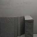 4 Packs Letter Size File Organizer, File Folders Organizer, Fabric Storage Box, Collapsible Paper Organizer with Metal Handle, Smooth PVC Rails, Only Box (Gray)