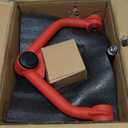 2-4" Lift Front Upper Control Arm for 2009-2024 Ram 1500/Classic, PU Bushings, 2 Replacement Ball Joints, Wrinkle Red