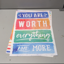 Teacher Created Resources Watercolor Positive Poster Pack, 13.38" x 19.00"