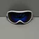 Supertrip Ski Goggles Men Women Anti-Fog Snow Goggles UV Protection Snowboard Goggles for Adult Youth (White Frame/Blue Lens(vlt 12%))