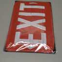 LANOLU Vintage Tin Sign EXIT Sign, Decorative Metal Sign, 8x12 inch