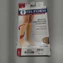 Truform 30-40 mmHg Compression Stockings for Men and Women, Knee High Length, Closed Toe, Beige, X-Large