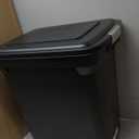 IRIS USA 58 Lbs / 67 Qt WeatherPro Airtight Pet Food Storage Container with Attachable Casters, For Dog Cat Bird and Other Pet Food Storage Bin, Keep Fresh, Easy Mobility, BPA Free