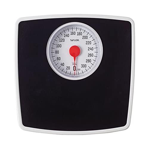 Taylor Precision Products 48325072 Silver/Black Mechanical Bathroom Scale with 5" Sphere