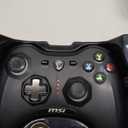 Msi Force GC30V2 Wireless Gaming Controller, Dual Vibration Motors, Dual Connection Modes, Interchangable D-Pads, Compatible with PC & Android, Black