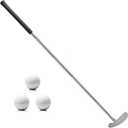 QPPKI Golf Putter - 33" Two-Way Putter for Left/Right Hand, with Practice Balls, Golf Combo Set for Men's Women's Kids, Indoor Outdoor Use