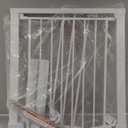 Cumbor 29.7-40.6" Baby Gate for Stairs, Mom's Choice Awards Winner-Dog Gate for Doorways, Pressure Mounted Auto-Close Pet Gates for Dogs Indoor, Safety Child Gate with Easy Walk Thru Door, White