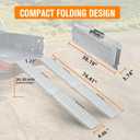 Truck Ramps 75" 1500 LBS 2 Pack, Extra Heavy Duty Loading Ramps for Lawn Mower, Portabe Non Slip Motorcycle Ramps for Pickup Trucks, ATV, Dirt Bikes, UTV
