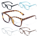 CCVOO Reading Glasses for Women/Men, Eyeglasses, Blue Light Readers for Women/Men, Computer Eye Glasses, Cheaters