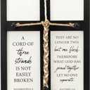 Our Centerpiece A Cord Of Three Strands Wedding Sign