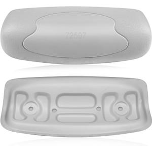 Bonbo 2-Pack 72597 Spas Replacement Pillow Fit for 2002-2007 Hot Spring Highlife Series Hot Tubs, Cool Gray Spa Headrest Replace for 72596 73339