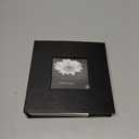 Popotop Photo Album 4x6 200 Photos with Writing Space, Leather Cover Album with Display Picture Window, Photo Book for Wedding Family Baby Gift (Classic Black)