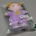 OUOZZZ Soft Baby Doll 10" - First Birthday Toys for 1 Year Old Girl, Ideal 1 Year Old Girl Gifts & Baby Girl Gifts, Snuggle Buddy for Infants Daisy Purple