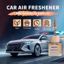 2 x Car Air Fresheners 2-Pack Long Lasting Hanging Car Freshener for Auto and Home, 2pcs Pomegranate&Fig (0.34 Fl Oz (Pack of 2))