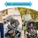 Graco Modes Pramette 3-in-1 Travel System, Car Seat Stroller Combo, Rear Facing Infant Car Seat, Infant Pramette to Toddler Stroller, Lilac Mod [MFD: 2026-04-2024]
