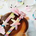 6 Hair Bands 36 Accessories DIY Headband Making Kit for Girls Ages 5-12 Gift Creative Activity