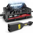 YILEIDE 36 Volt Golf Carts Battery Charger for 18 AMP EZGO TXT with 2-pin D Style Plug, for Lead-Acid Battery