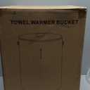 Uthfy Luxury Towel Warmer Bucket for Bathroom & Spa - Fits 2 Large 40"x70" Bath Towels, Robes, Blankets, PJ's, Built-in Fragrance Holder, Smart Timer, Fast Heating, Ideal Warm Gift for Home & Holidays