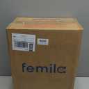 FEMILA Exterior Wall Sconce,2 Packs Outdoor Waterproof Wall Lights Fixture,E26 Socket Wall Lantern for Porch,Anti-Rust Matte Black Finish with Seeded Glass Lampshade,4FD54B-2PK BK