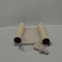 MECOOL Cat Scratching Post Premium Basics Kitten Scratcher Sisal Scratch Posts with Hanging Ball 22in for Kittens or Smaller Cats (22 inches for Kitten, Beige)